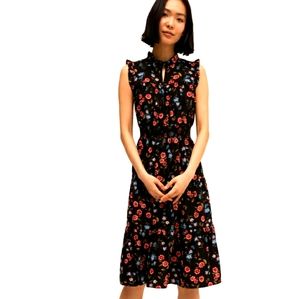 Kate Spade Wild Ones Meadow Smocked Waist Dress